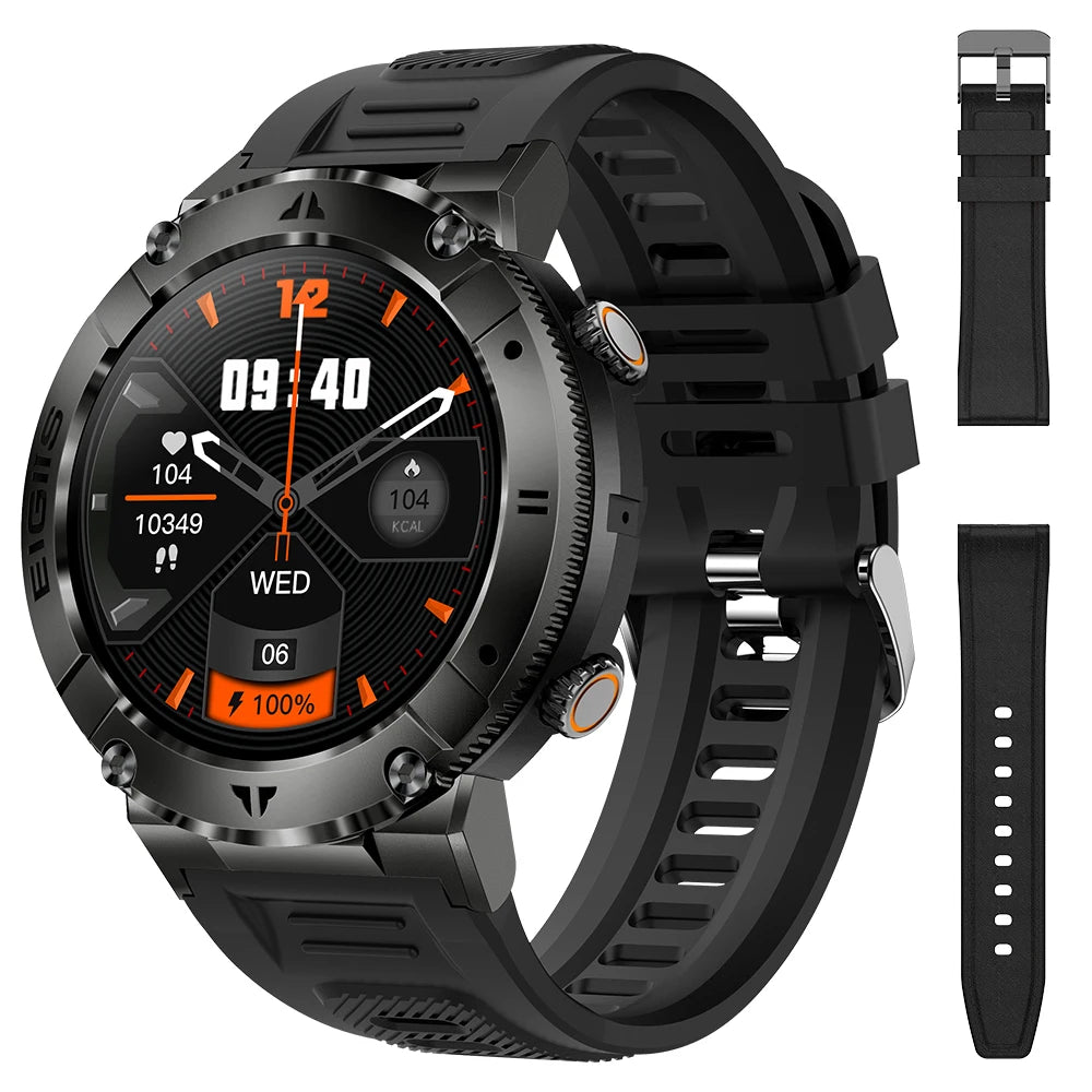 LaNikar Smart Watch Men TFT Display Bluetooth Call Blood Pressure