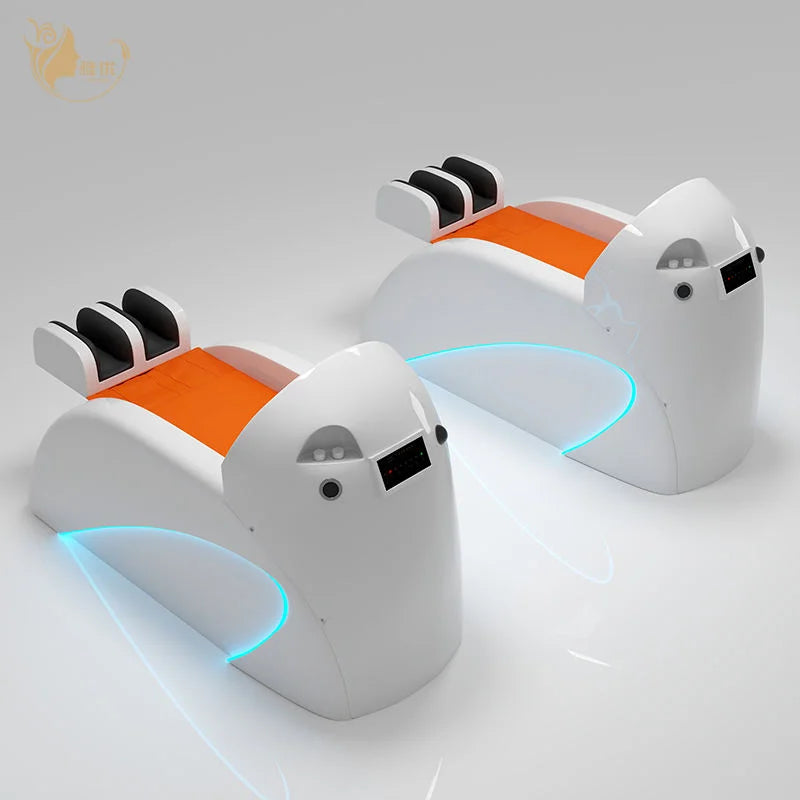 Automatic Shampooing Machine With Adjustable Cleaning Modes And Massage