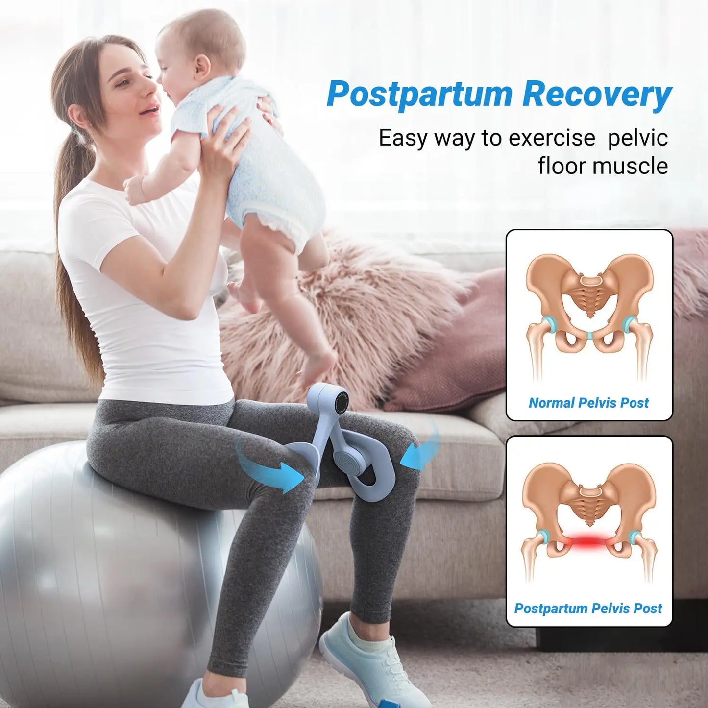 MERACH Thigh Trainer Pelvic Floor Muscle Exerciser For Inner Thigh