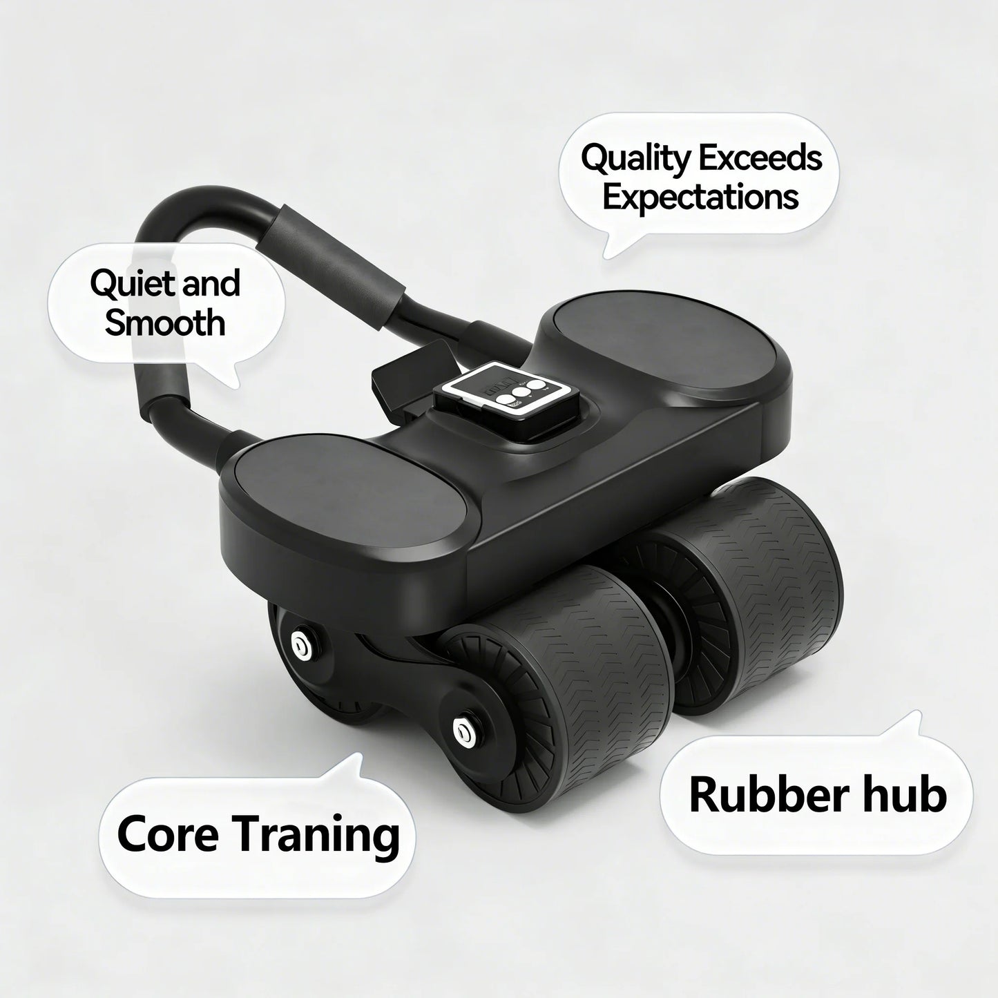 Ab Roller With LCD Display For Home Gym Time And Calories