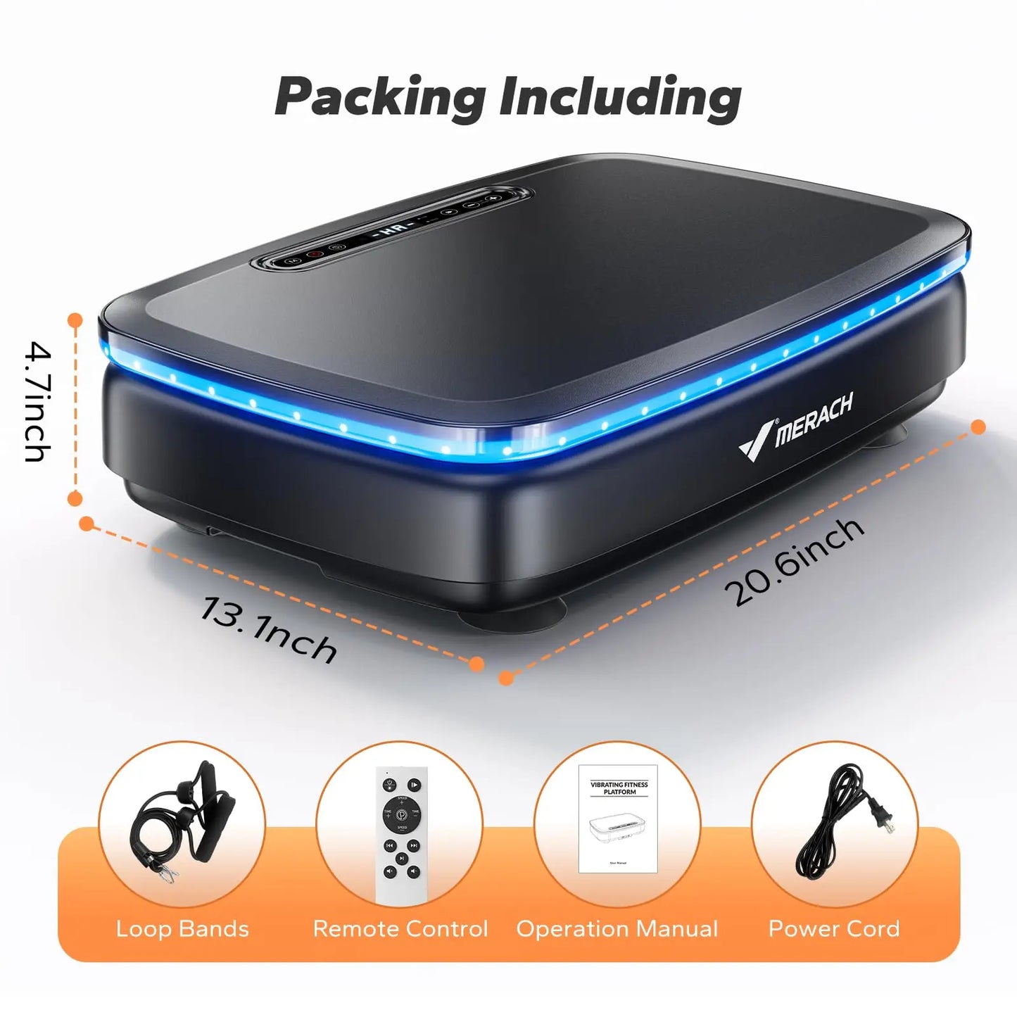 MERACH Vibration Plate Exercise Machine For Full Body Workout