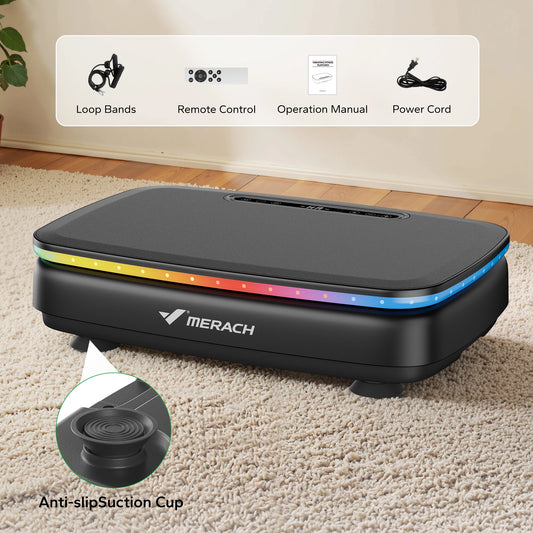 MERACH Vibration Plate Exercise Machine For Full Body Workout