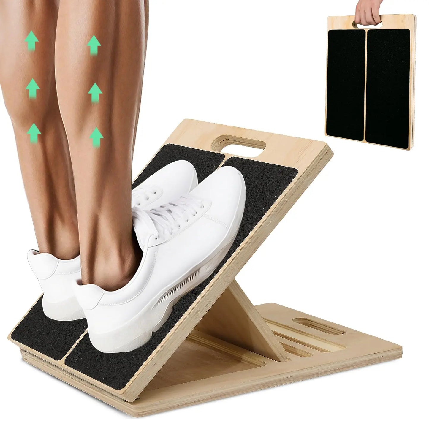 Slant Board Calf Stretcher for Physical Therapy and Rehab