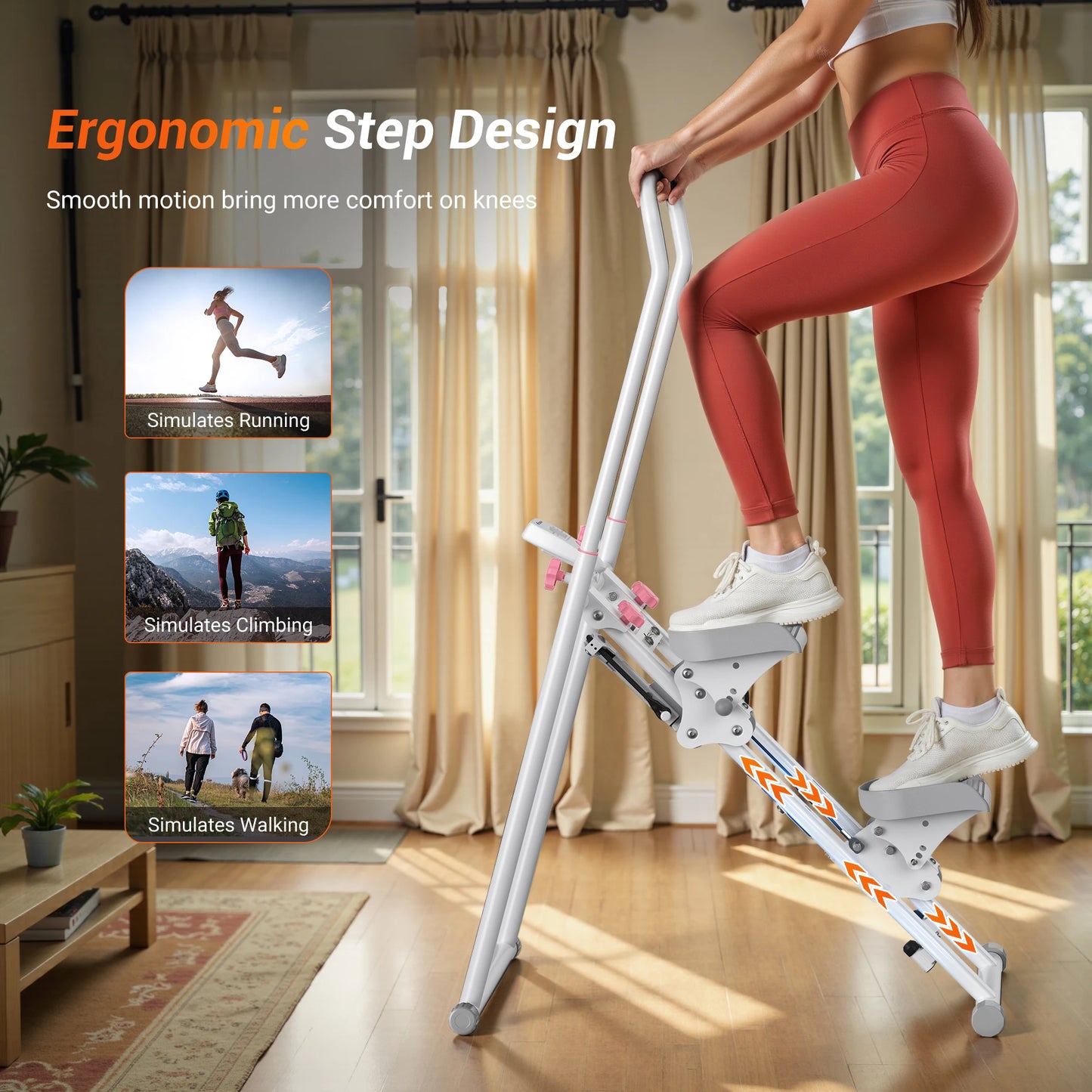 MERACH Stair Stepper for Home Gym Full-Body Cardio Climber