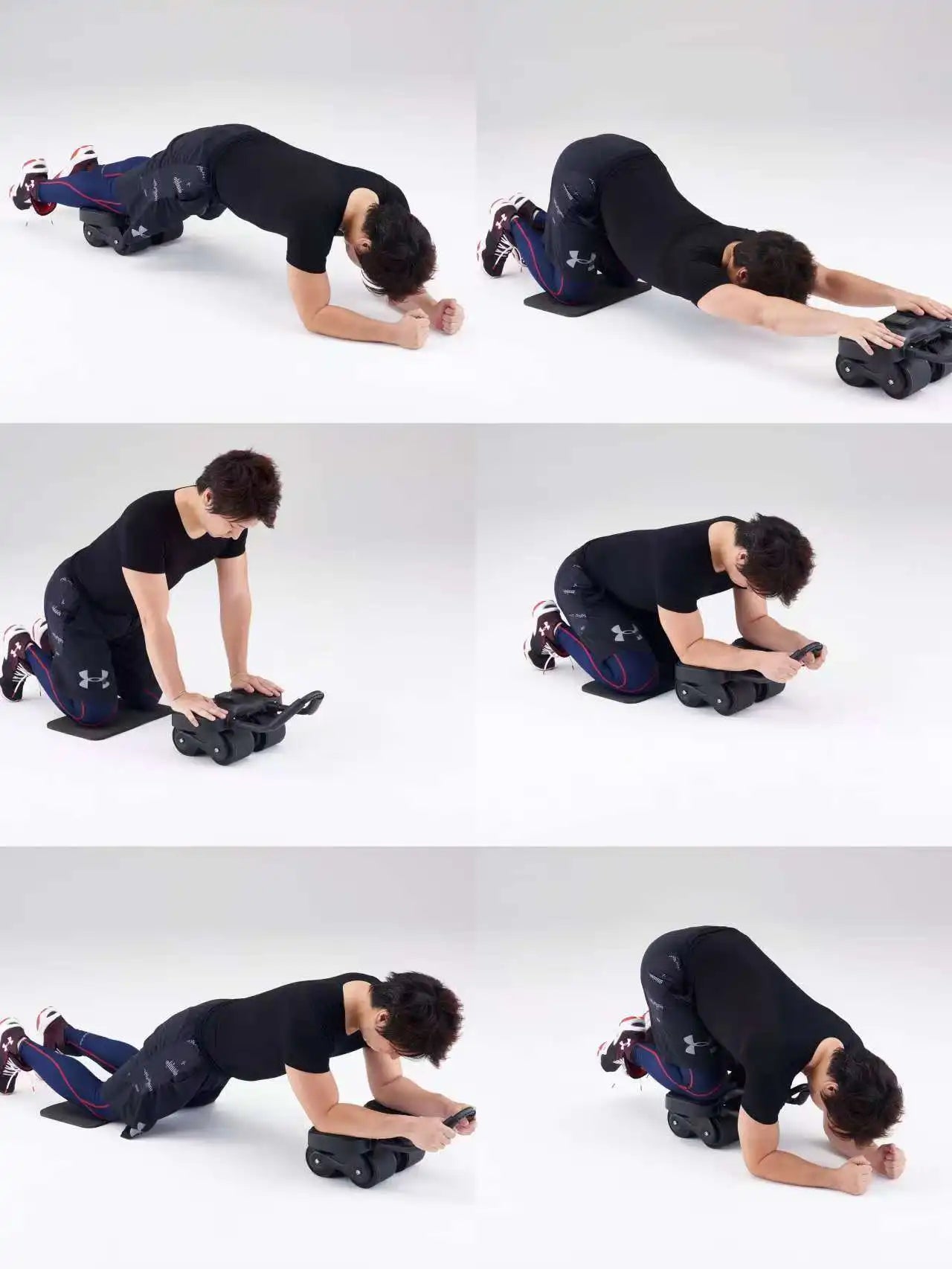 Ab Roller With LCD Display For Home Gym Time And Calories