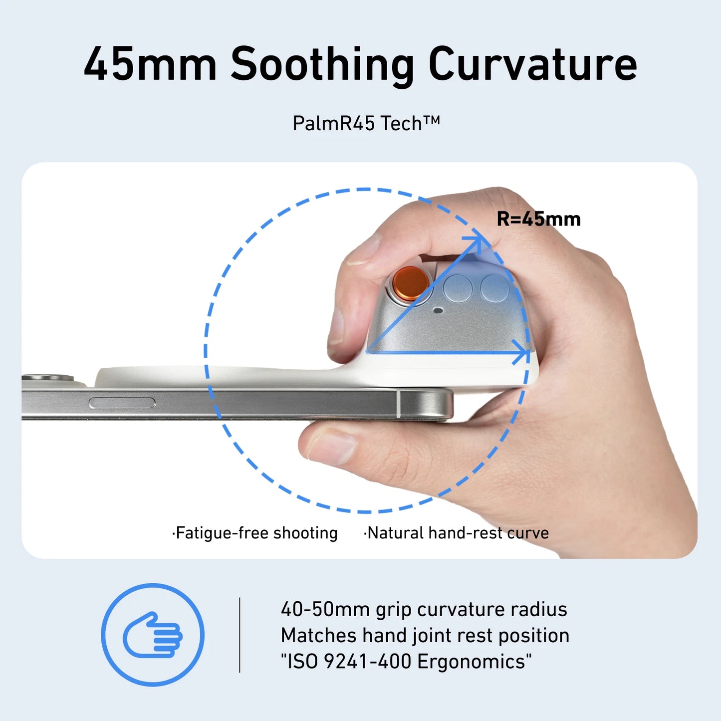 TELESIN Magnetic Grip for Smartphones With Remote Control Handle