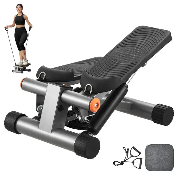 Noned Hydraulic Mini Stepper With ResiBand For Home Exercise