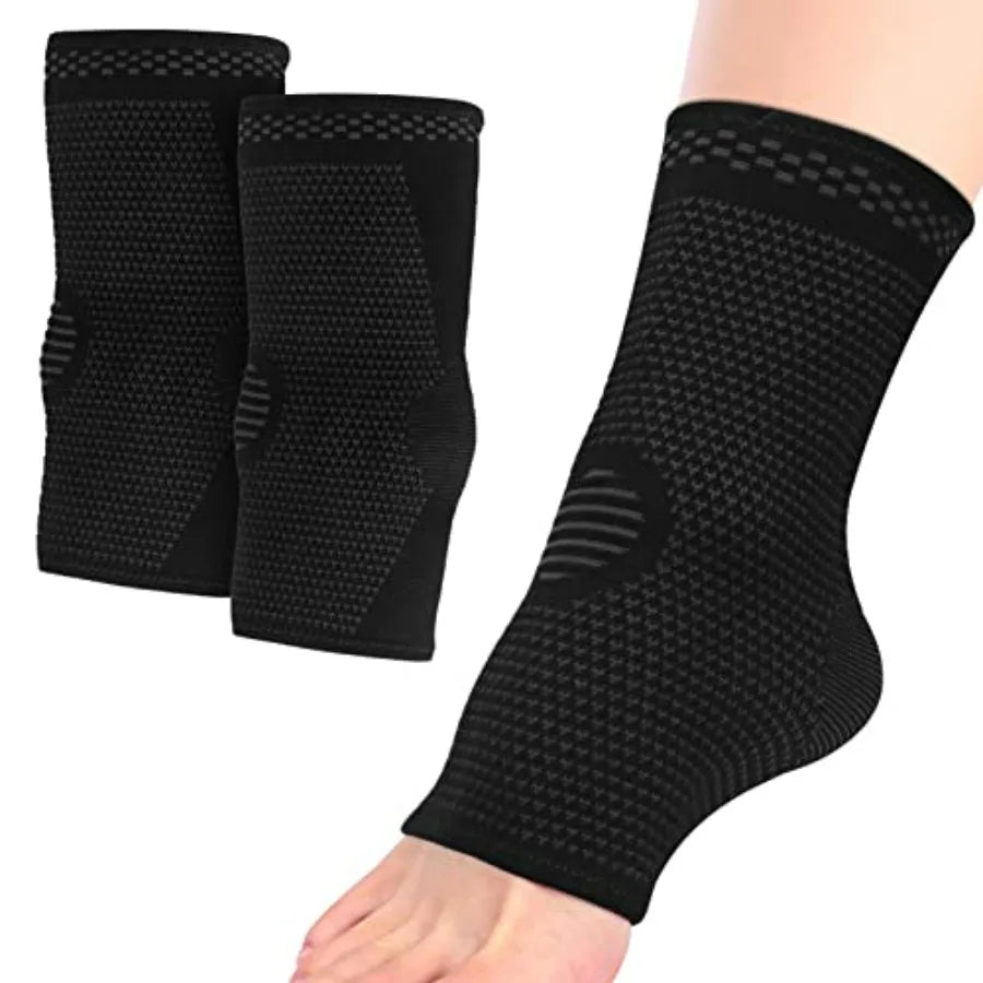 Ankle Brace 2 Pack Ankle Compression Sleeve For Injury Recovery