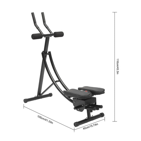 Abdominal Dual Track Crunch Machine for Home Gym Equipment
