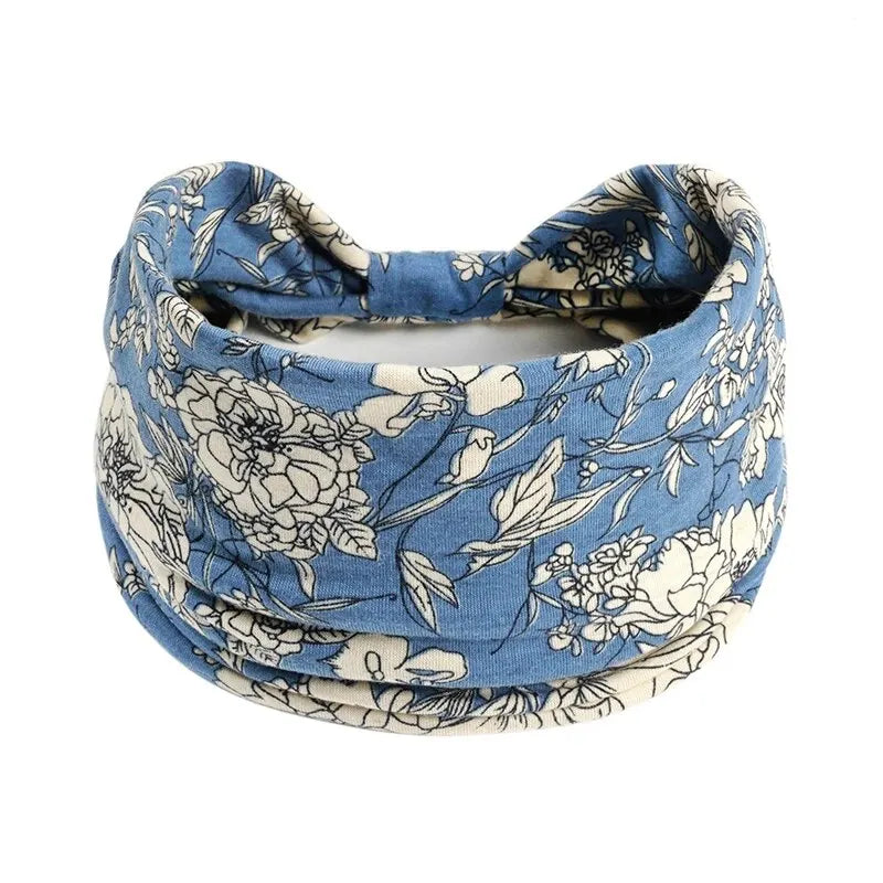 Bohemian Trendy Yoga Motion Hairpie Sweat-Absorbing Sweat Absorption And Elastic Cotton Head Ladies Headwear Hair Accessories