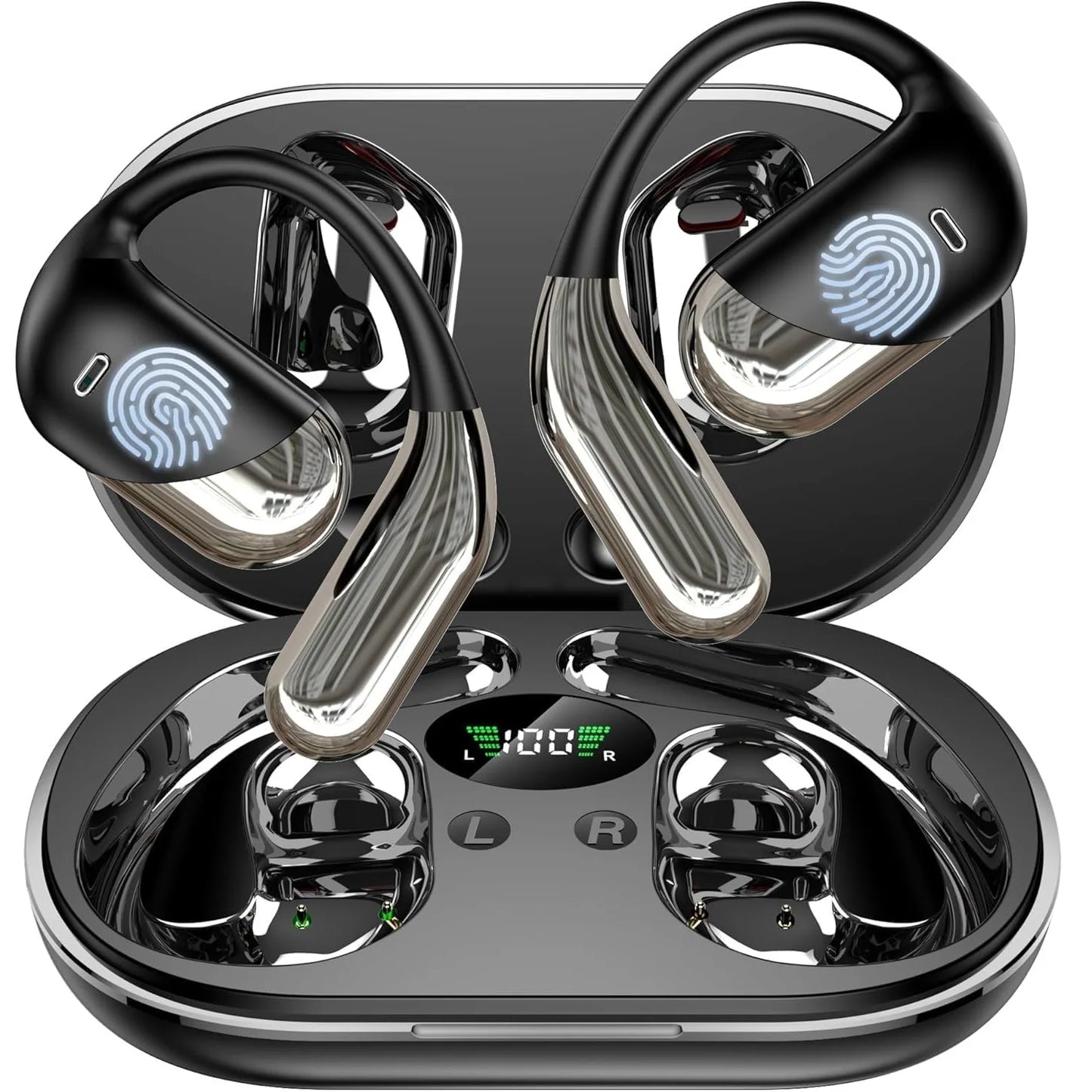 GDLYL 144 Languages AI Translation Earbuds Bluetooth 5.4 Translator