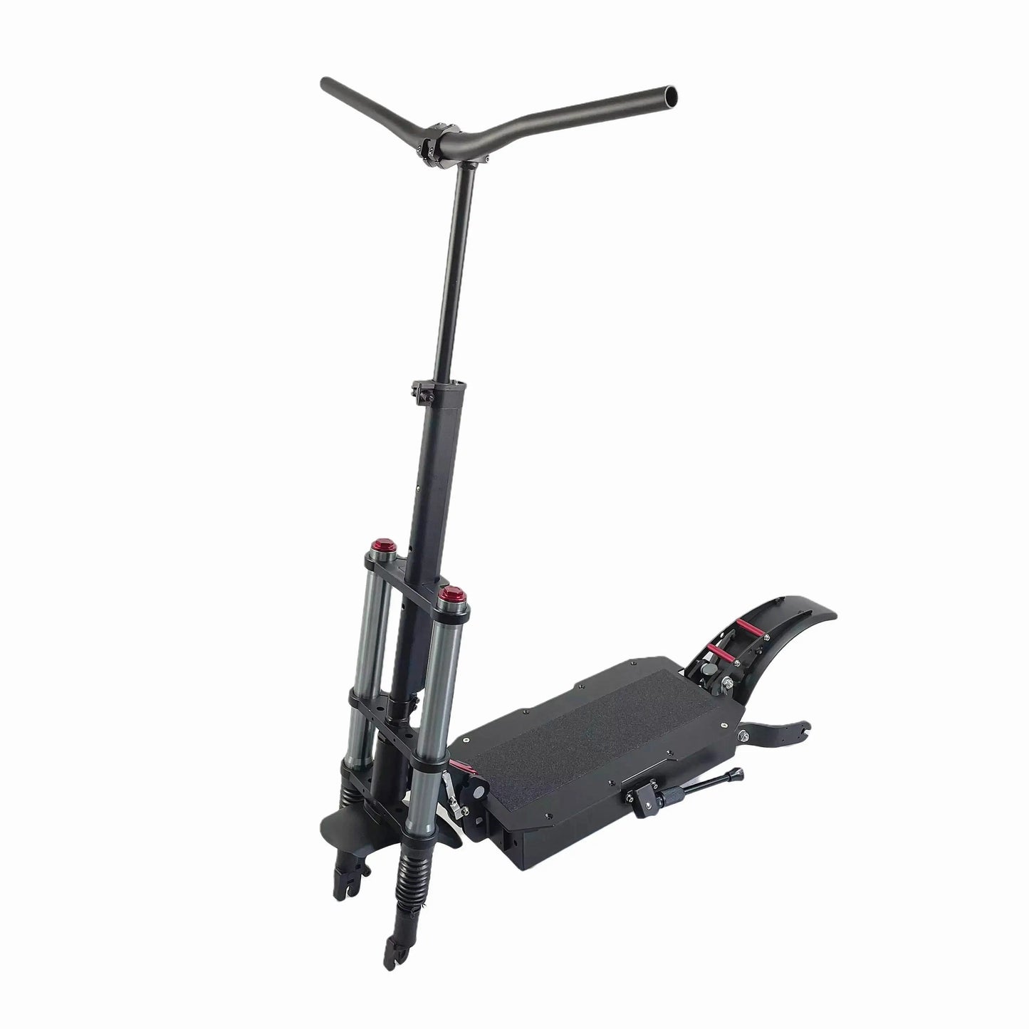 Front Hydraulic Fork Suspension Electric Scooter Chassis Empty Structure Rear Suspension Foldable Custom Escooter Frame Body Kit