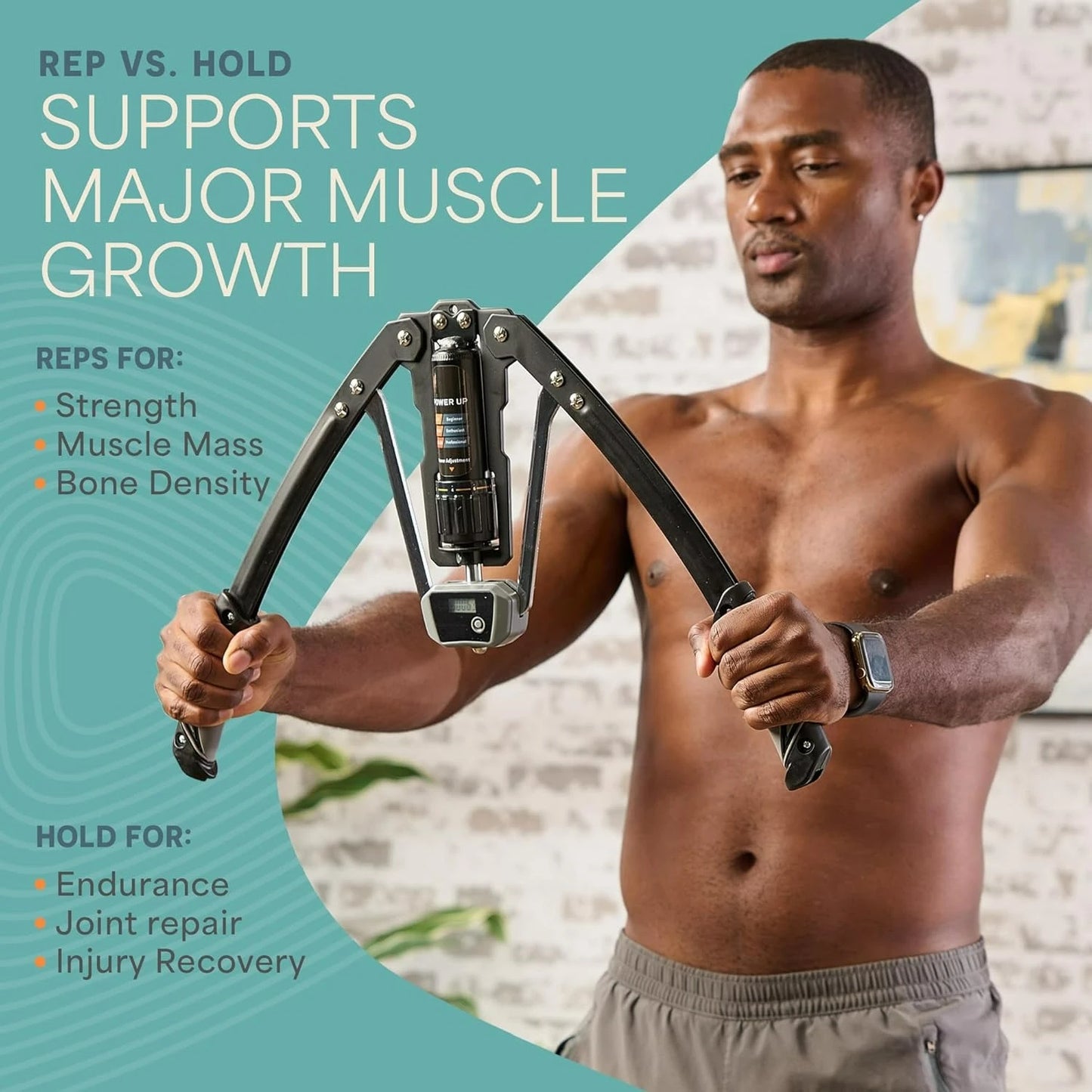Hydraulic Power Chest Expander and Arm Twister Trainer
