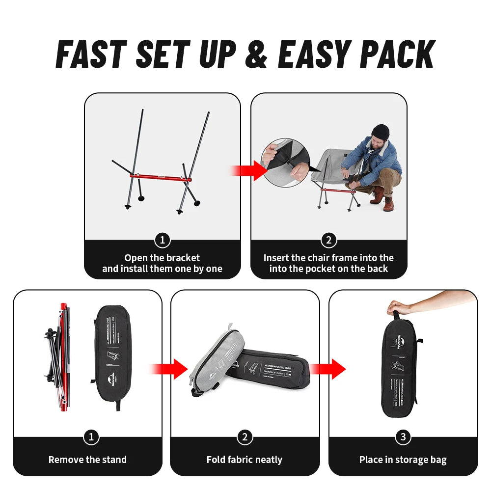Naturehike Ultralight Camping Chair YL05 YL06