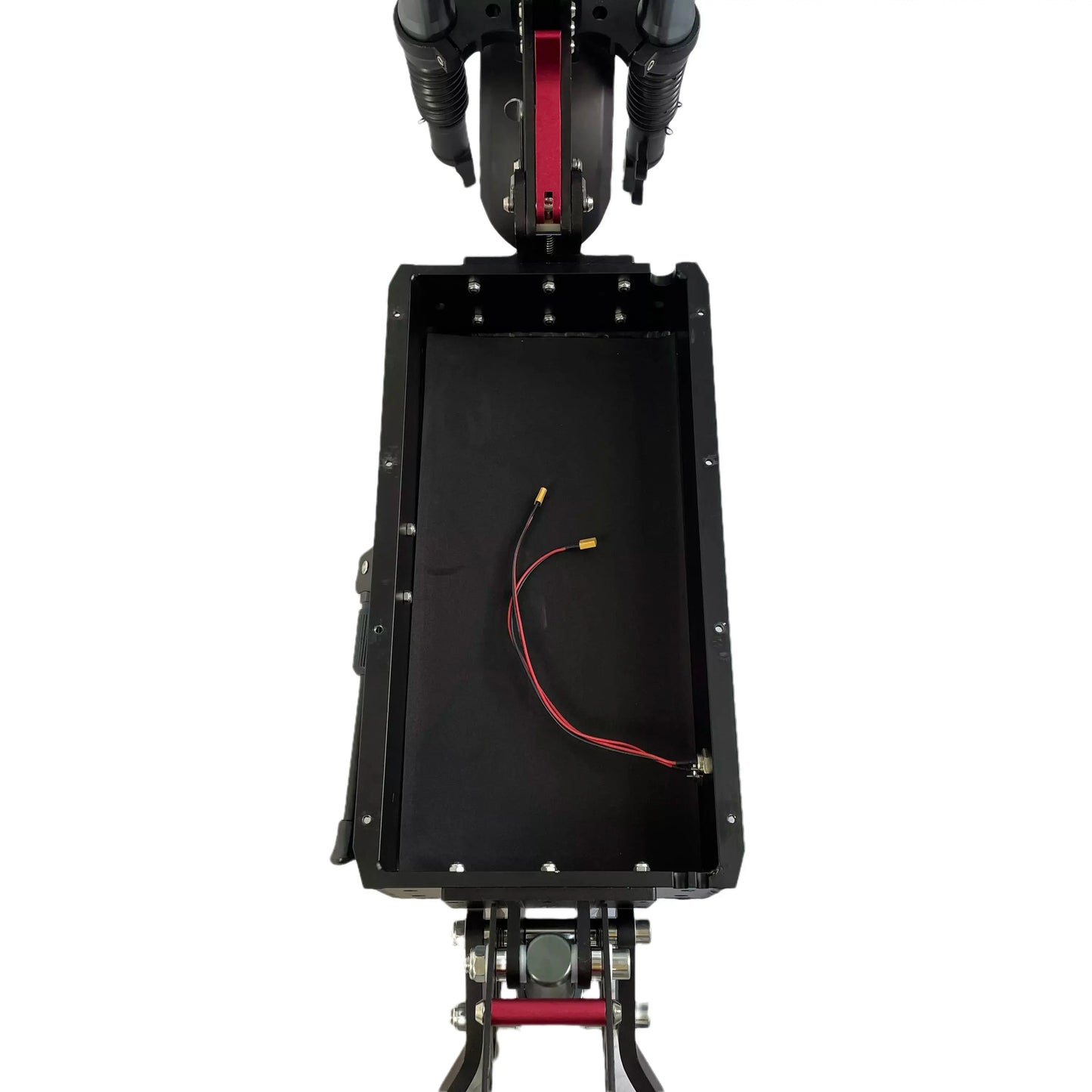 Front Hydraulic Fork Suspension Electric Scooter Chassis Empty Structure Rear Suspension Foldable Custom Escooter Frame Body Kit