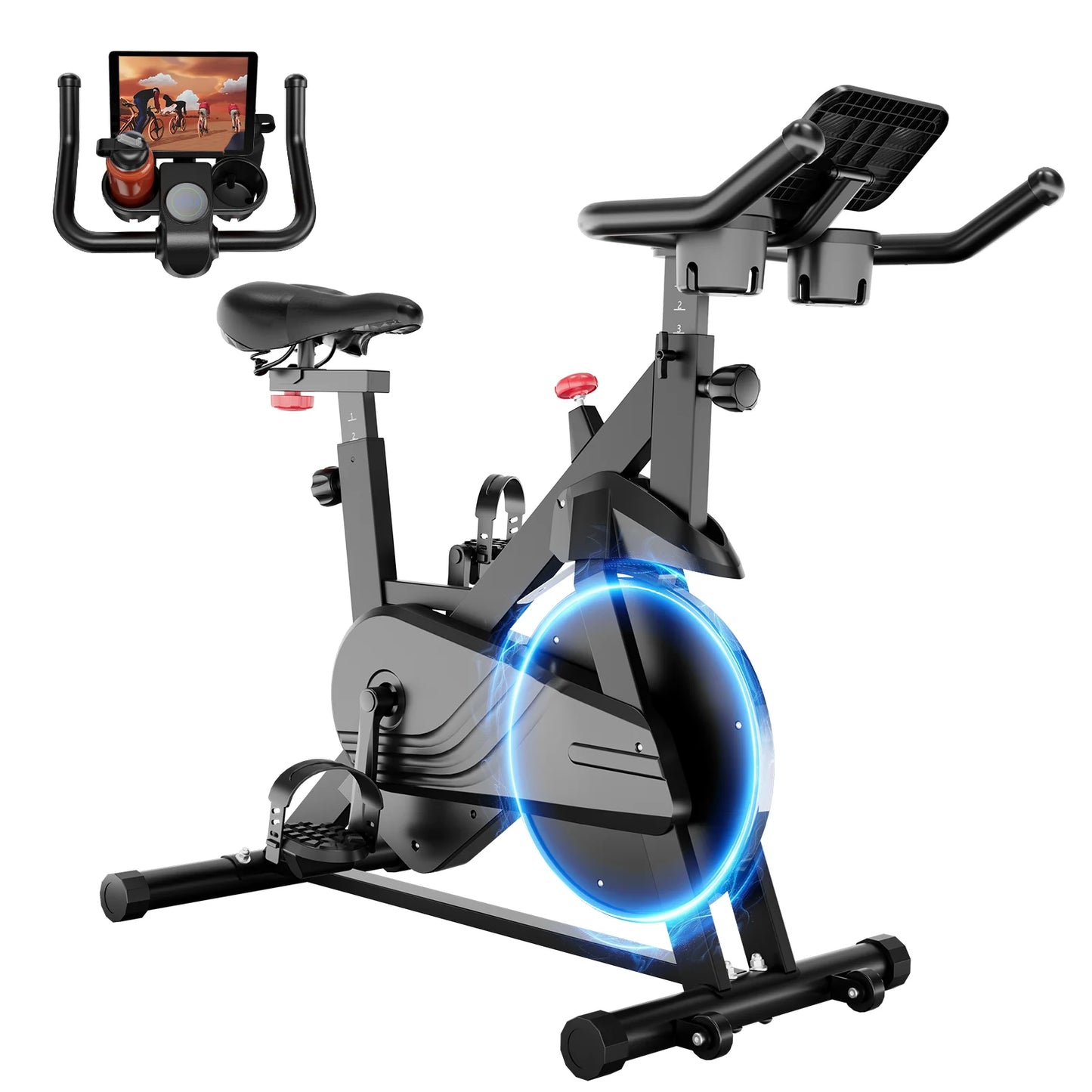 Superun 32-Level Magnetic Resistance Exercise Bike for Home