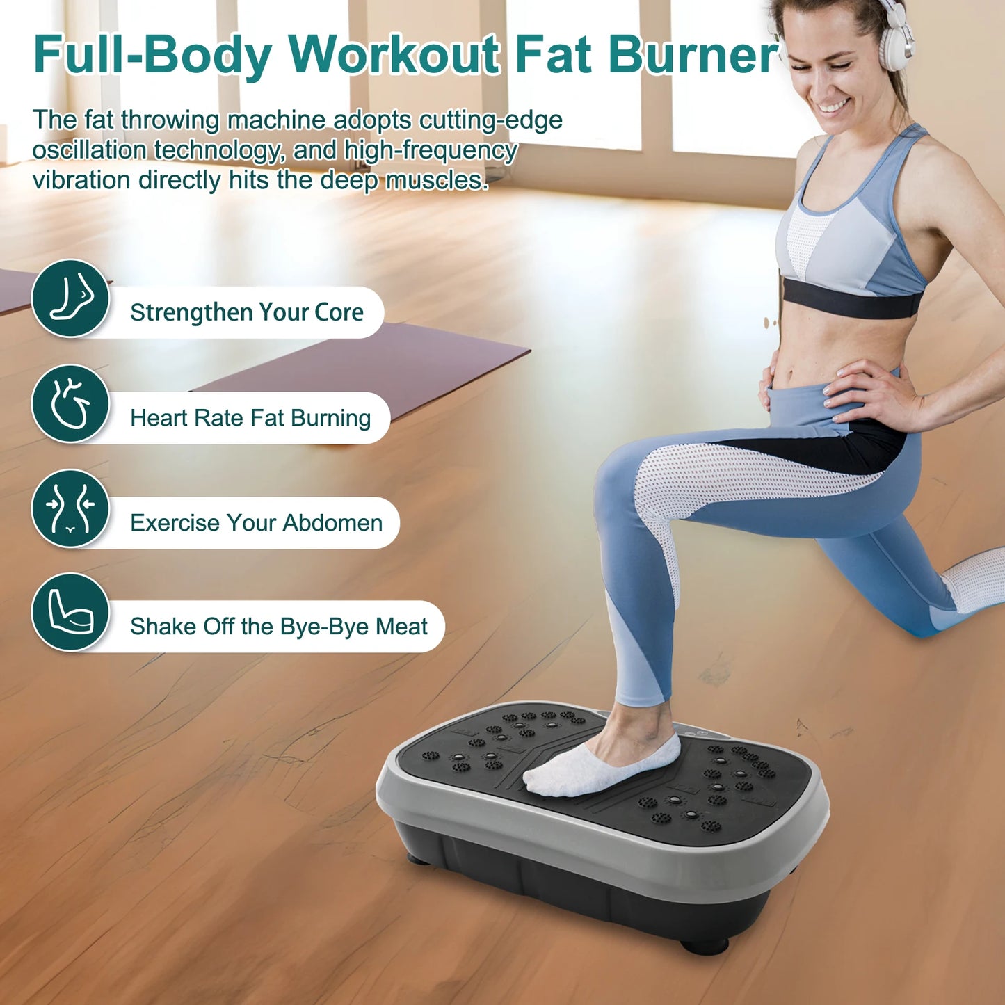 N Vibration Plate Exercise Machine for Home Fitness Fat Burning