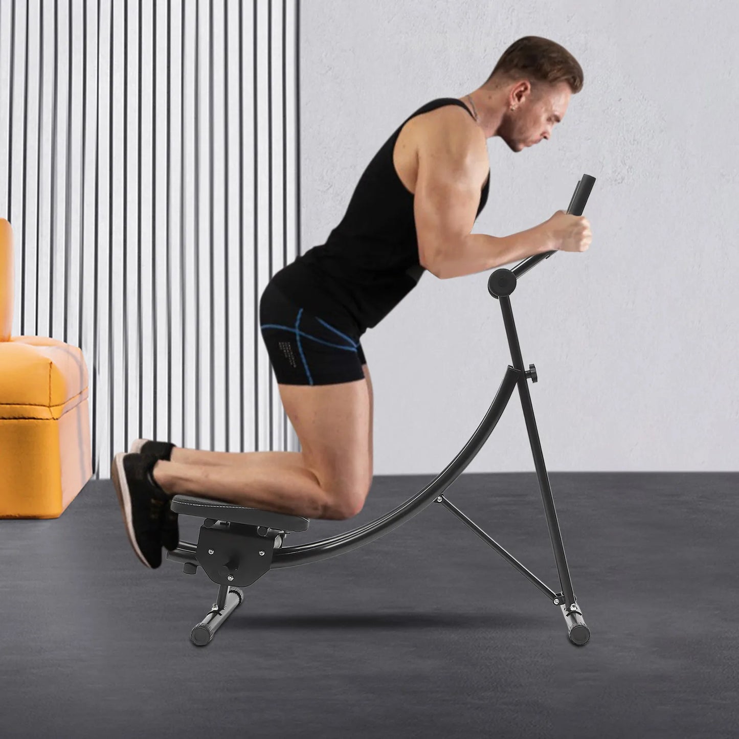 Abdominal Dual Track Crunch Machine for Home Gym Equipment