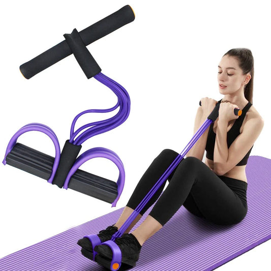None Six Tube Resistance Band Multi Function Tension Rope
