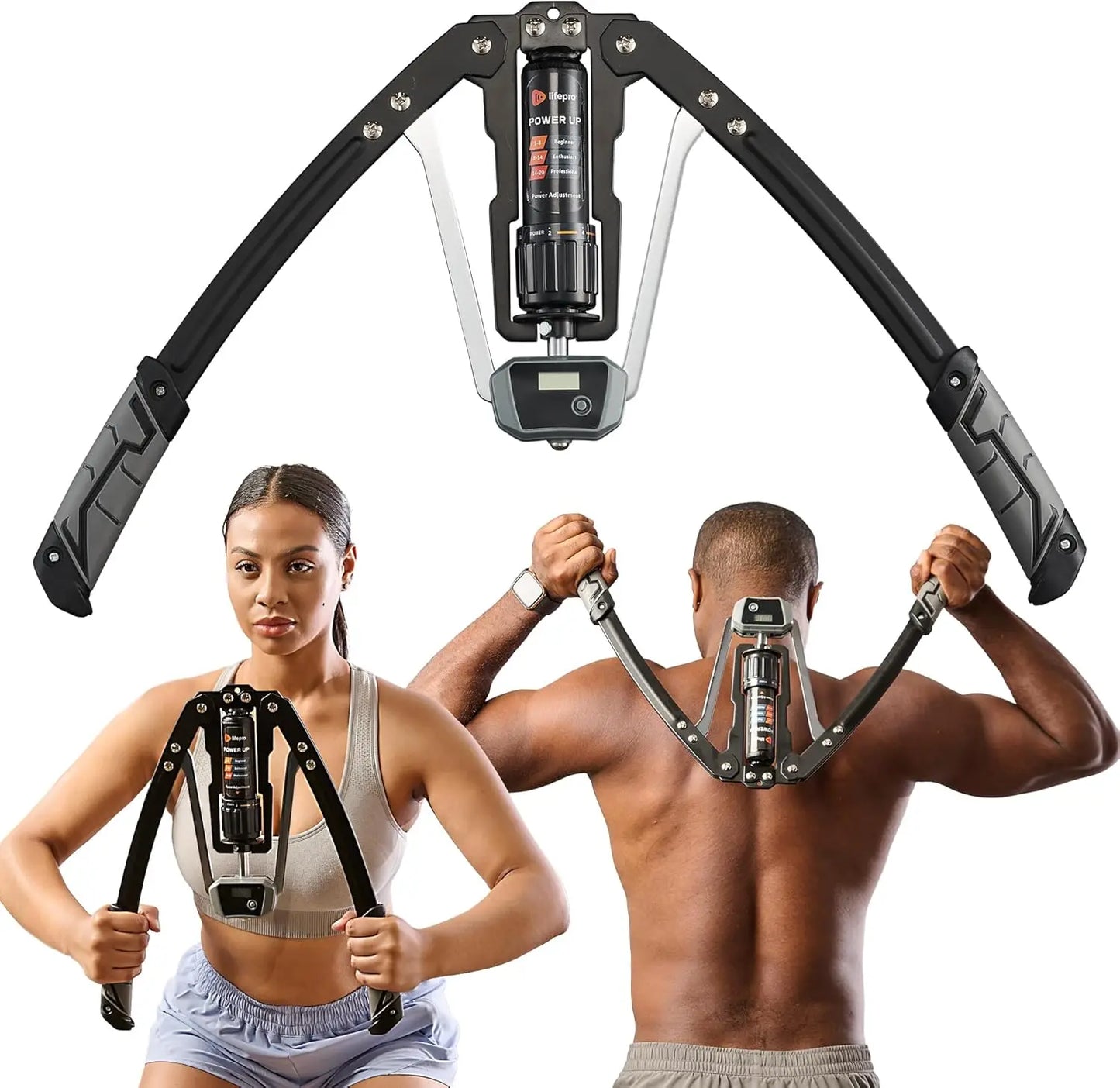 Hydraulic Power Chest Expander and Arm Twister Trainer