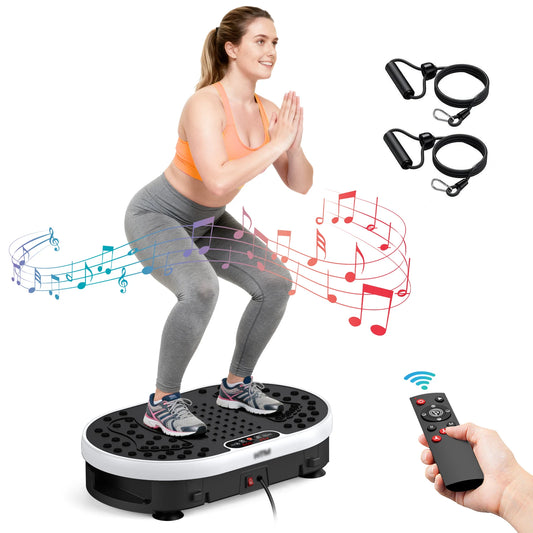 Vibration Plate High Frequency Vibration Fat Burning Fitness Platform 9 Programs 120 Levels Home Gym Weight Loss Remote Control