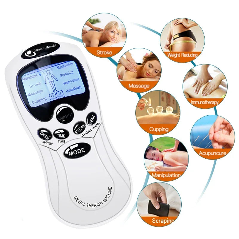 Tens Machine Physiotherapy Stimulator for Back Neck Shoulder Pain Relief