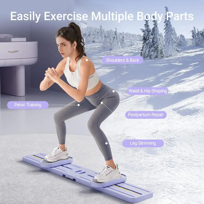Cursor Fitness Foldable 3-in-1 Ski Trainer Postpartum Leg Hip Strengthener