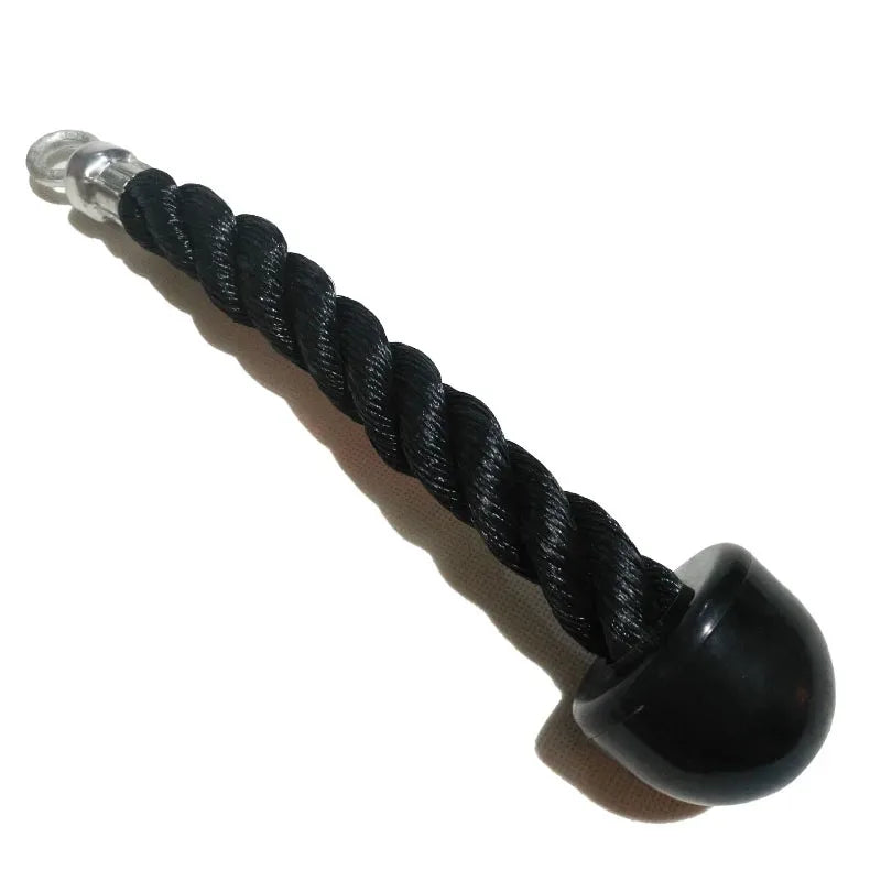 None Triceps Lowering Rope Face Pull Handles Gym Tension Cord