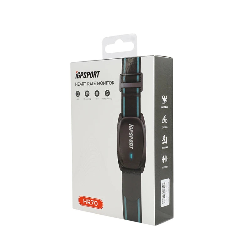 IGPSPORT HR 70 HR70 Heart Rate Monitor Cycling Support ANT+  for Garmin Bryton iGPSPORT XOSS