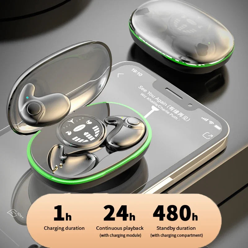 SHUKE Wireless Earphones ANC Bluetooth 5.3 IPX5 Waterproof Earbuds