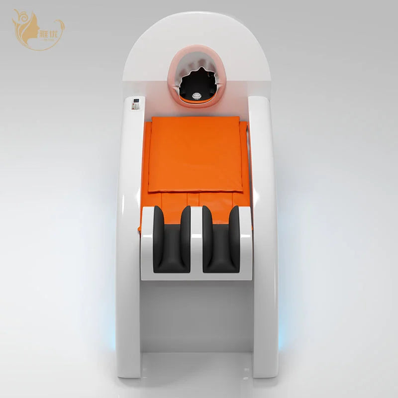 Automatic Shampooing Machine With Adjustable Cleaning Modes And Massage