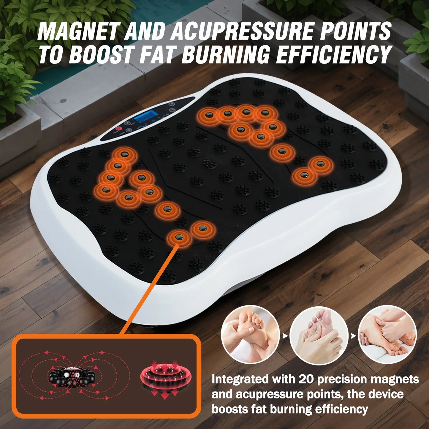 Full Body Vibration Platform Exercise Machine With Remote Control