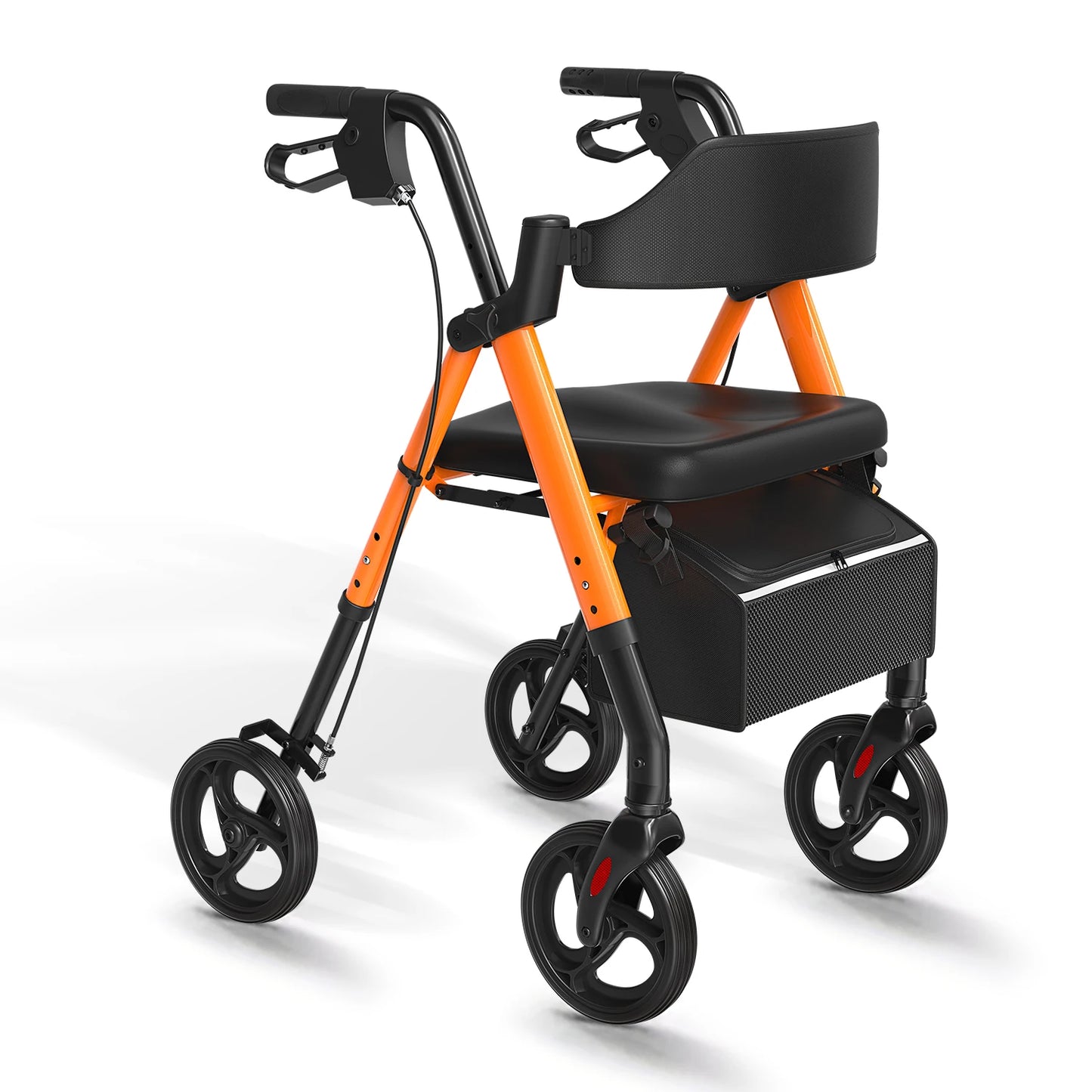 MAIDESITE Rollator Walker for Seniors With Seat and Wheels