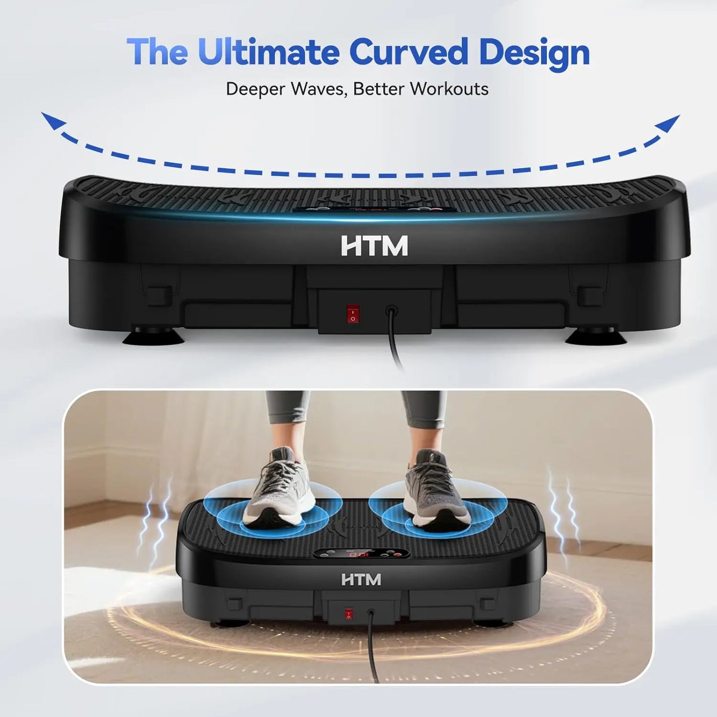 HTM 120 Speed Vibration Plate For Whole Body Workout