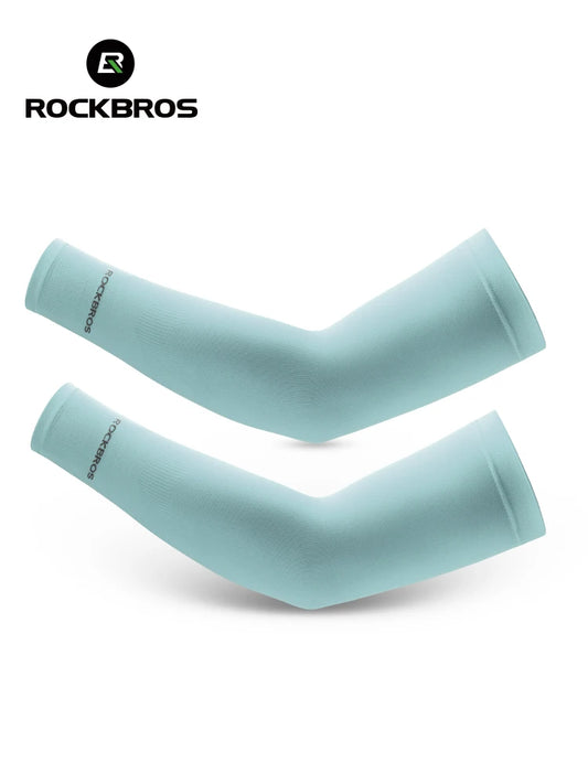 ROCKBROS Ice Silk Arm Sleeves UV Protection Cycling
