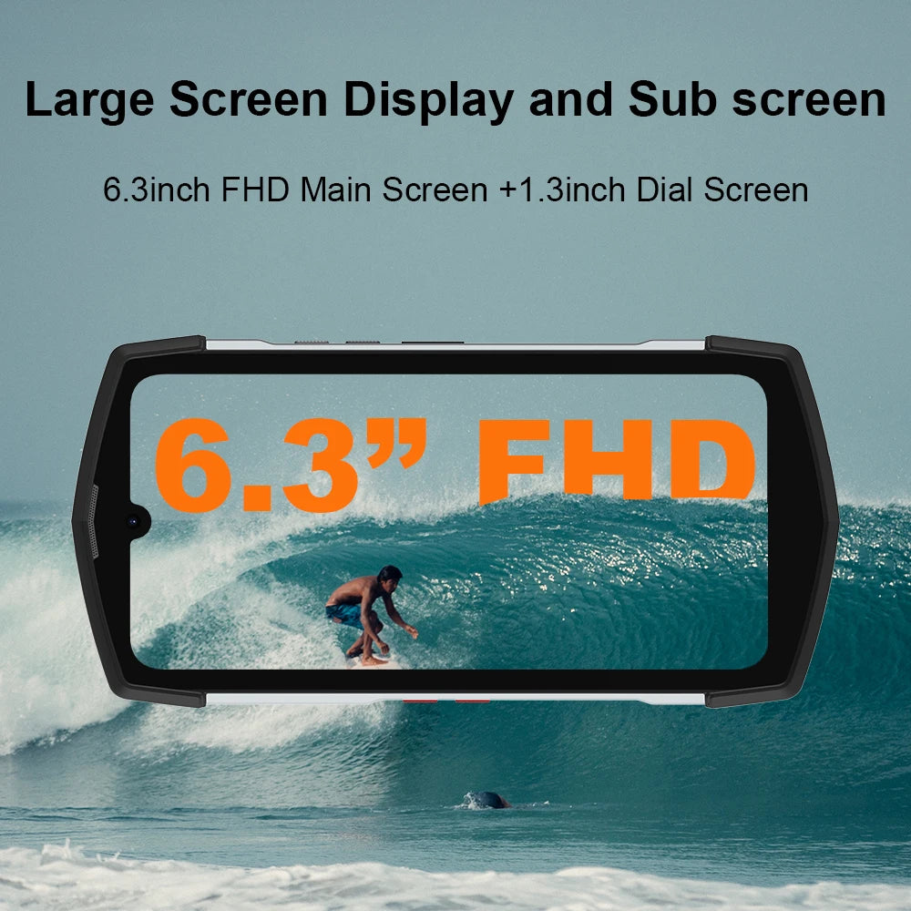 Unihertz Tick Tock 5G Rugged Smartphone Dual Screen 128GB 48MP
