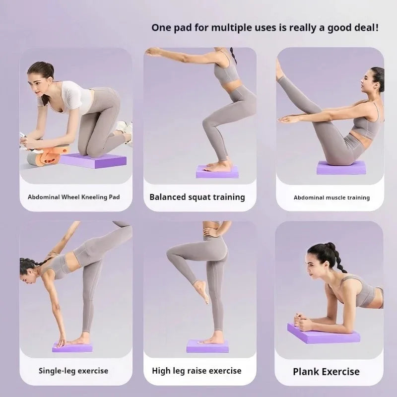 Non-Slip Foam Yoga Mat for Home Gym and Pilates Training