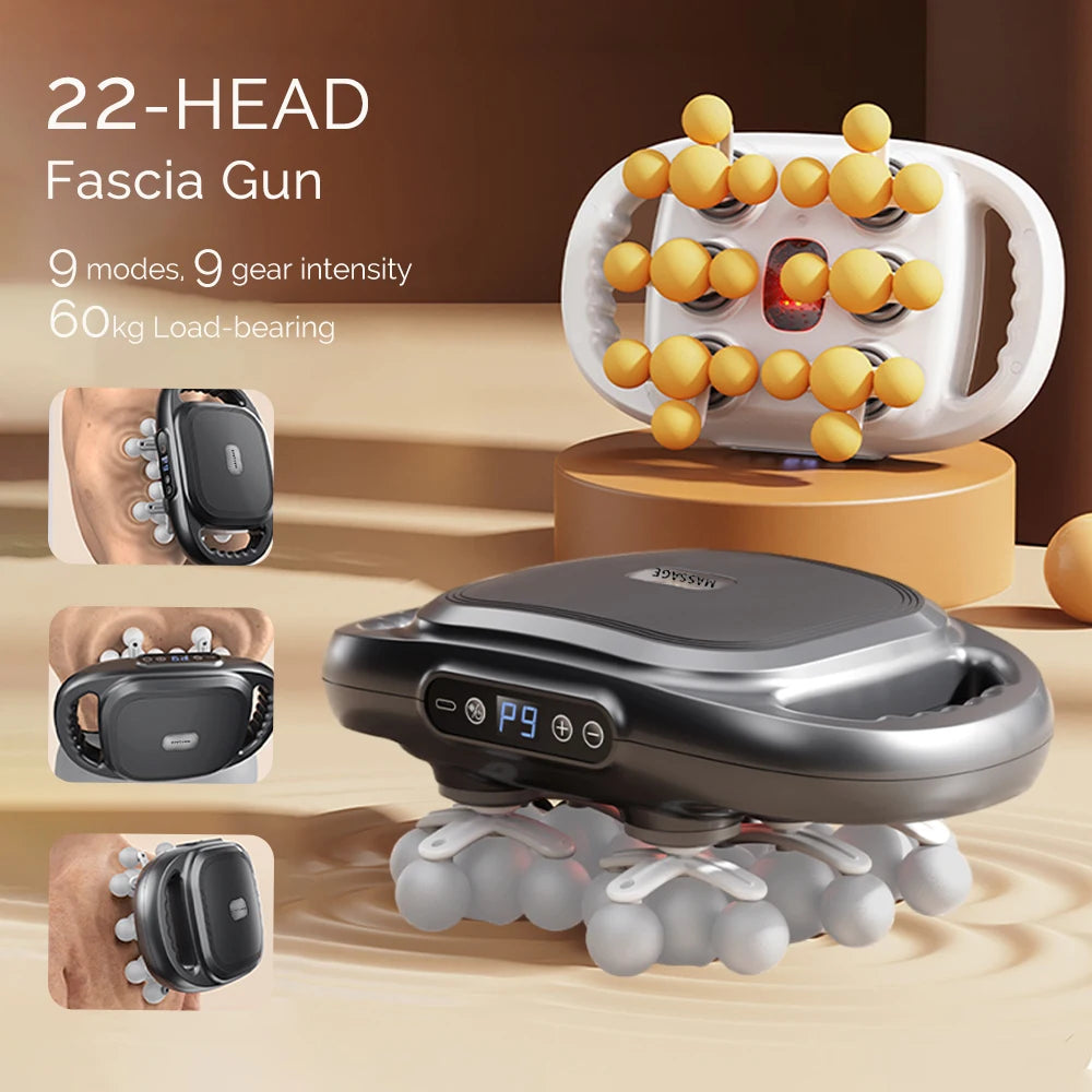 Foreverlily 22-Head Fascia Gun High-Frequency Massage Gun
