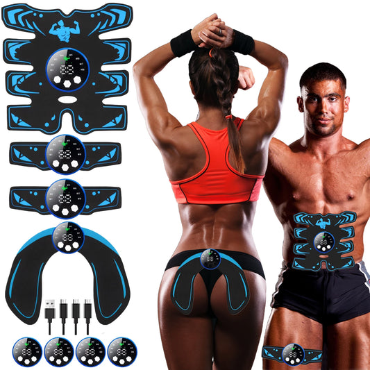 APWIKOGER Ab Stimulator Belt for Fitness and Strength Toning Training