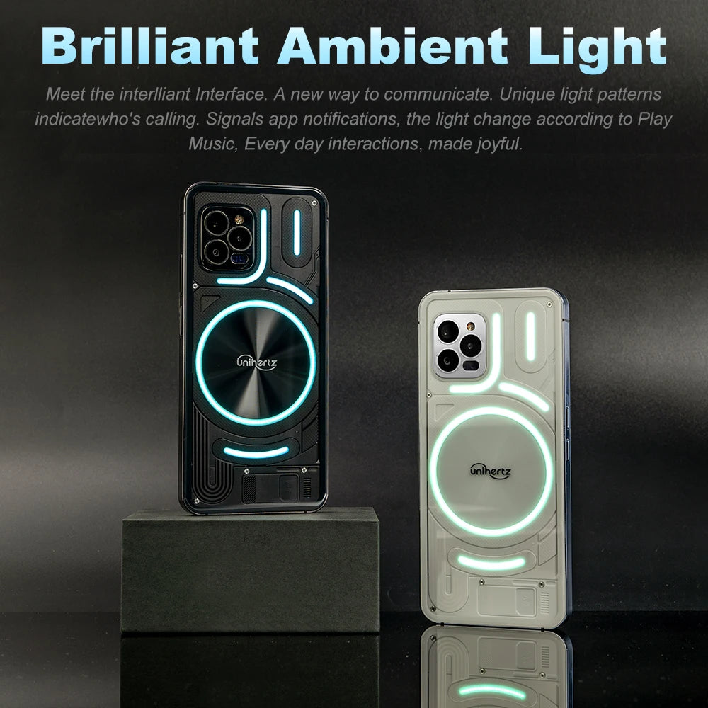 Unihertz Luna Smartphone 108MP G99 Night Vision Ambient Led