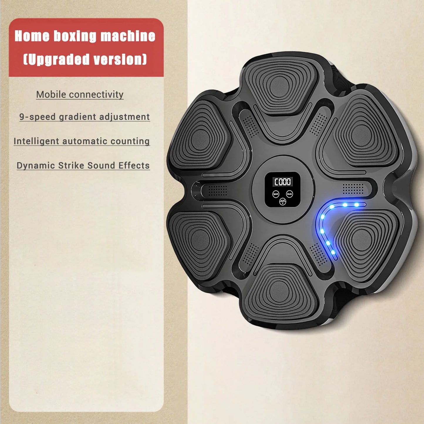 MIAO-US Wall Mounted Musical Boxing Machine Interactive Target Training