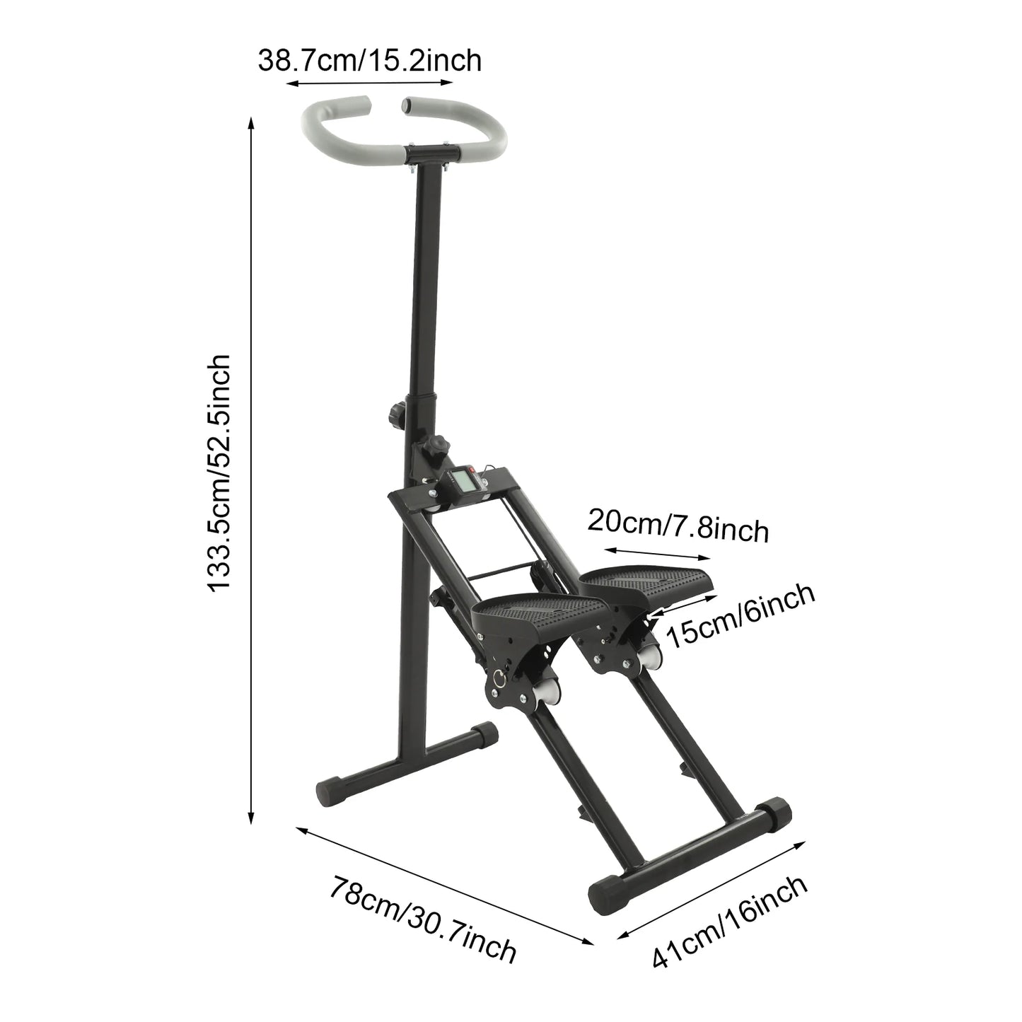 Folding Stair Stepper for Home Gym Full Body Cardio Workout