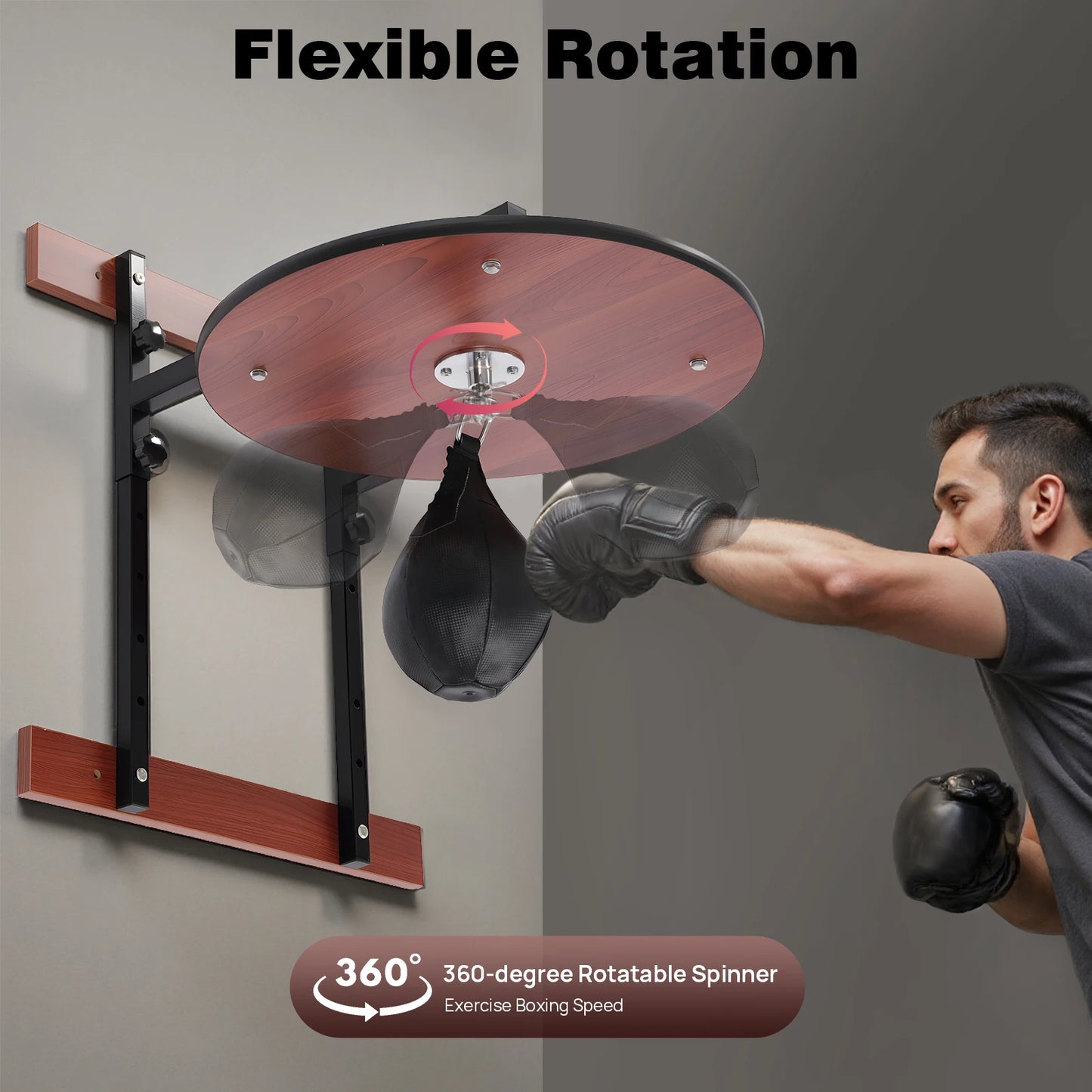 Heavy Duty Speed Bag Platform Kit for Wall Mounted Training