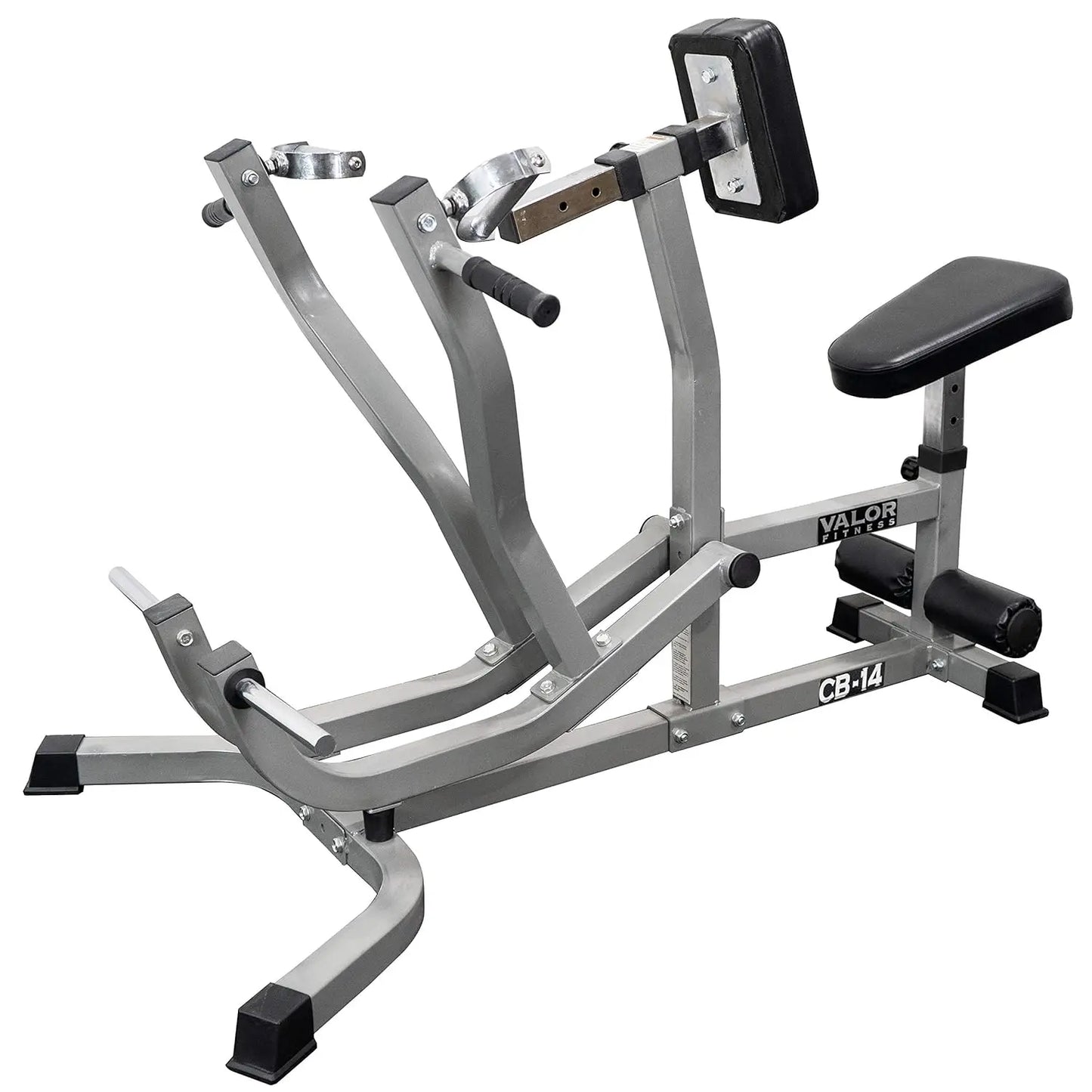 Seated Row Machine Plate Loaded With Converging Arms And Handles