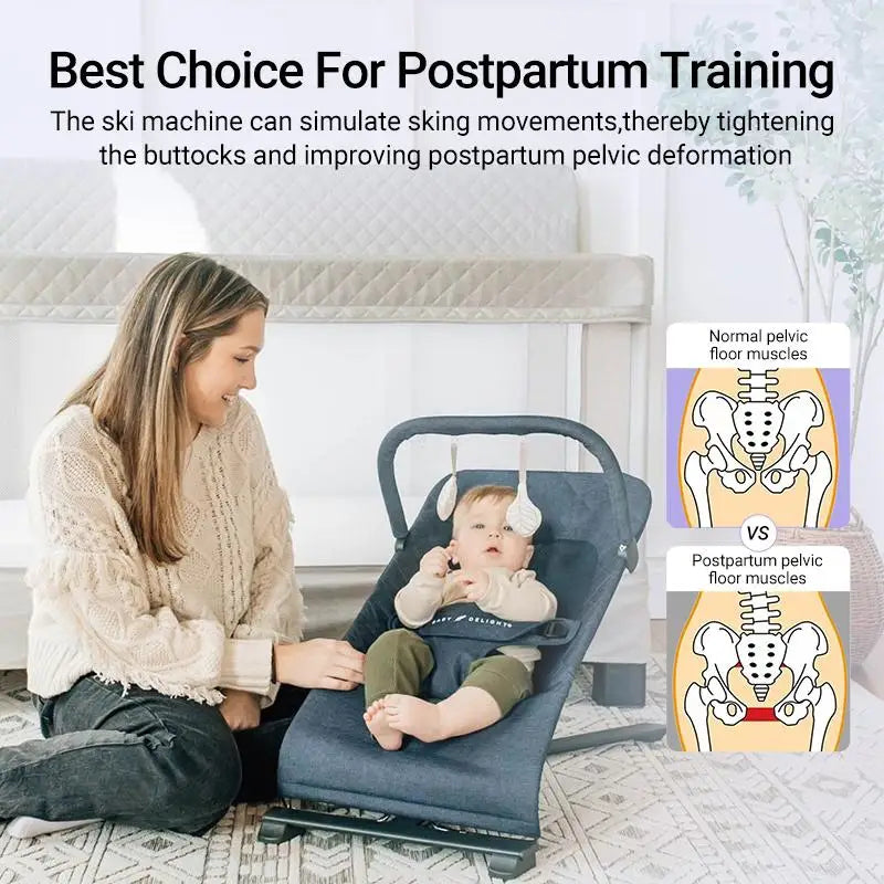 Cursor Fitness Foldable 3-in-1 Ski Trainer Postpartum Leg Hip Strengthener