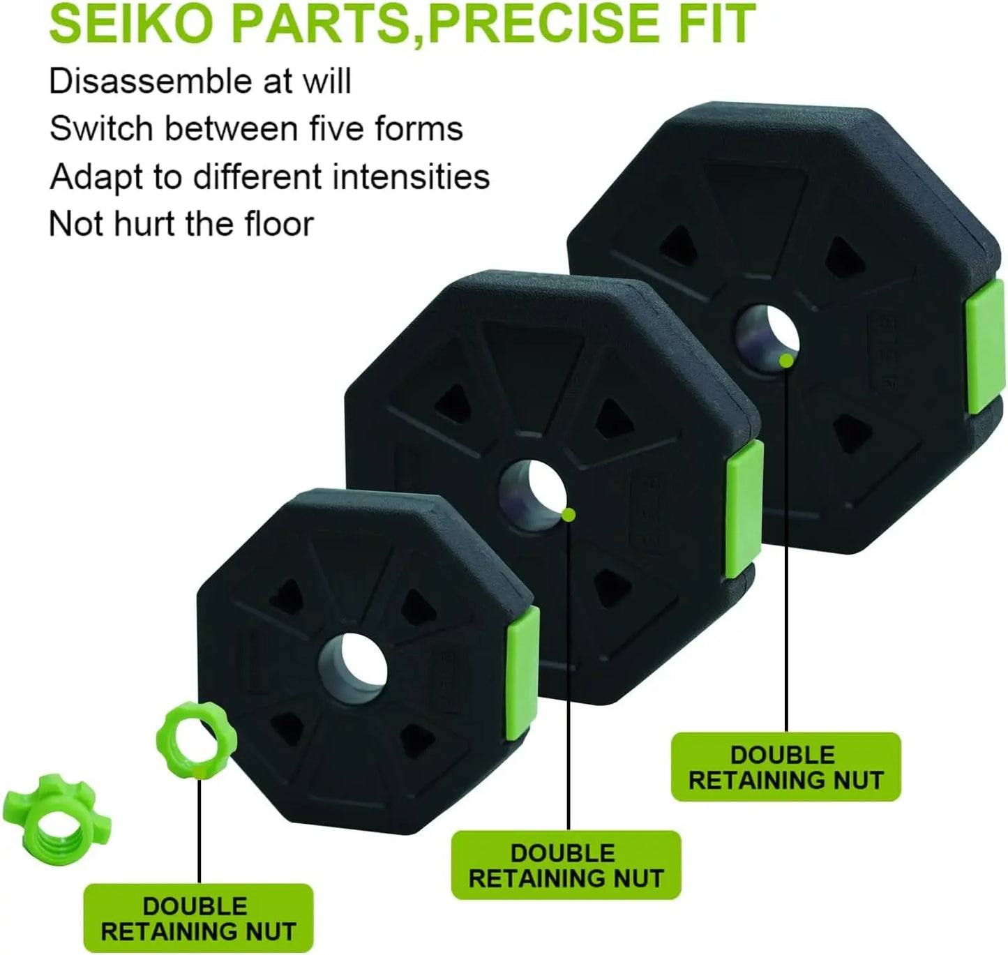 HiMISS 4 In 1 Adjustable Kettlebell Set Pushup Stand
