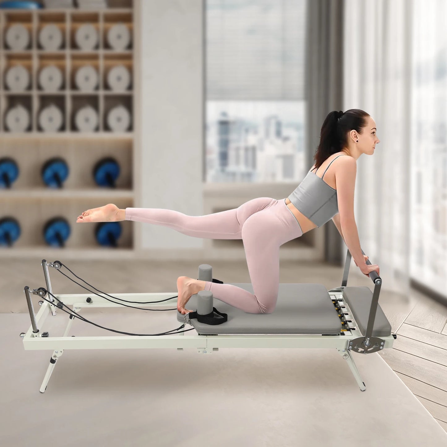 Pilates Rollaway Bed Pilates Performer Machine Yoga Big Fitness Equipment Fitness Equipment Yoga Core Bed Weight Loss Plasticity