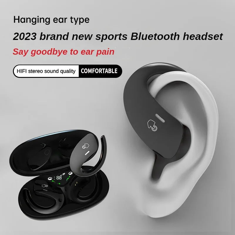 SHUKE Bone Conduction Bluetooth Earbuds With Microphone
