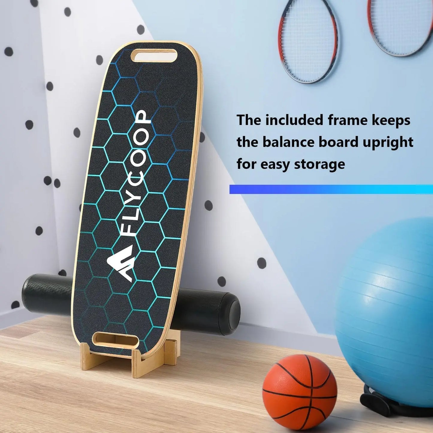 YTYIN Balance Board for Adults With Adjustable Stoppers 3 Modes