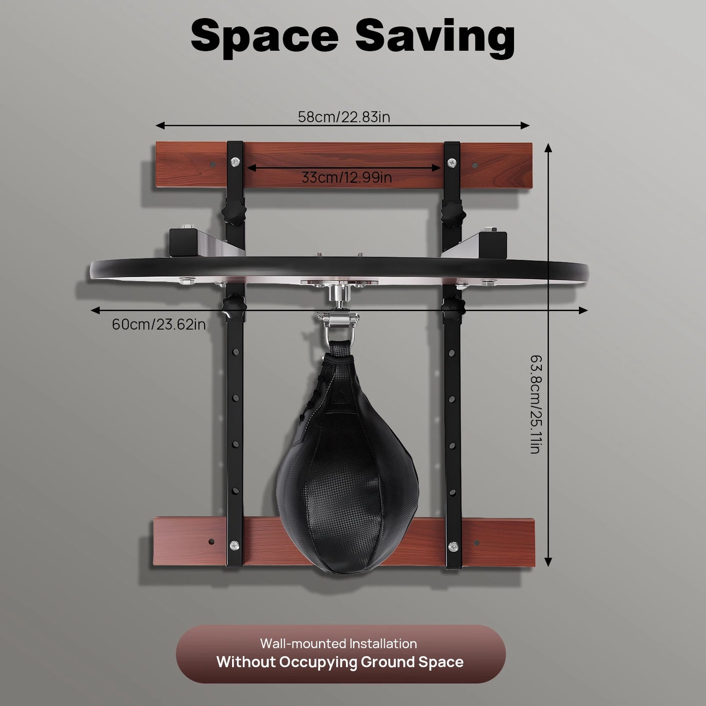 Heavy Duty Speed Bag Platform Kit for Wall Mounted Training